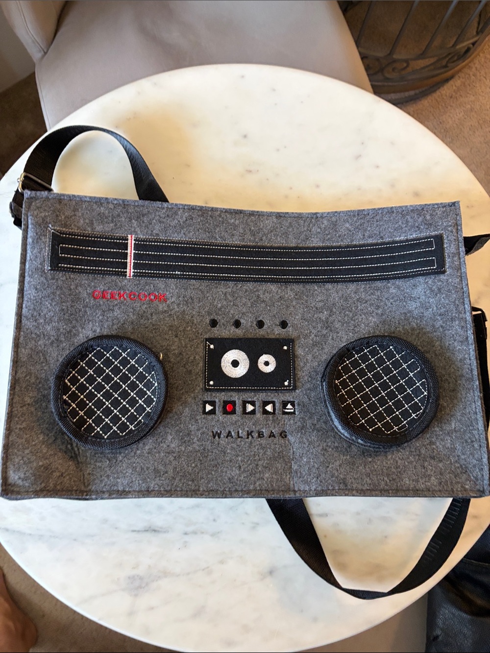 Geek Cook Boombox Messenger Bag
